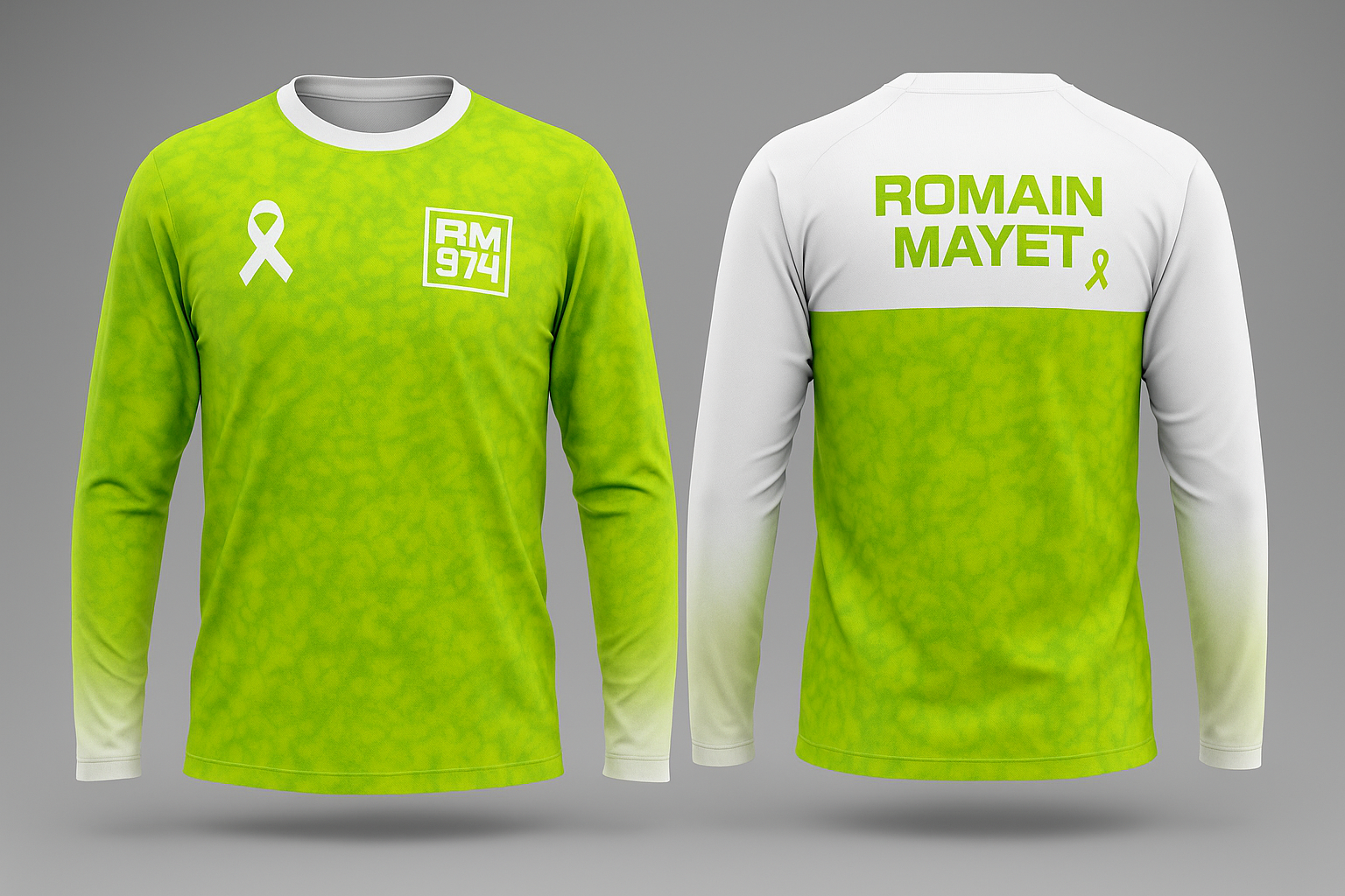 Maillot Romain Mayet victoire cancer